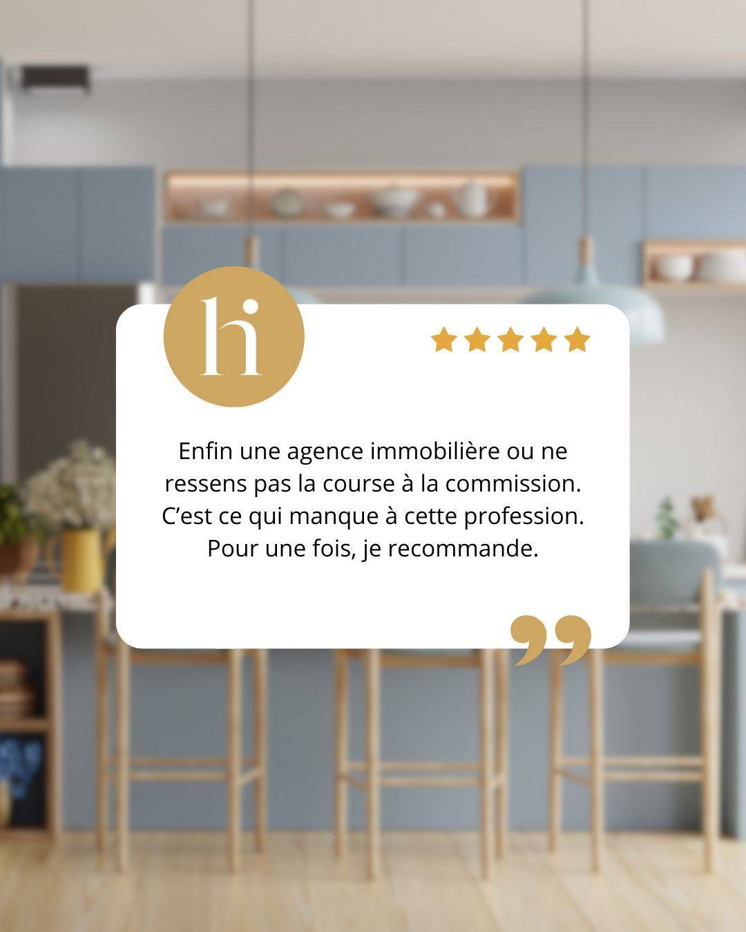 Avis client suite à une vente HELIX IMMOBILIER